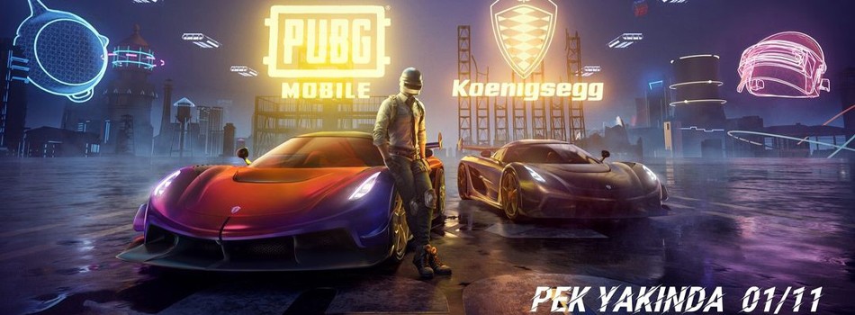 PUBG Mobile'a Koenigsegg Spor Arabası Geliyor