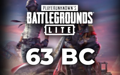 63 BC Satın Al - En Ucuz PUBG Lite 63 BC
