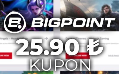 Bigpoint 25.90 TL Coupon
