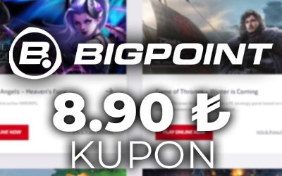 Bigpoint 8.90 TL Kupon