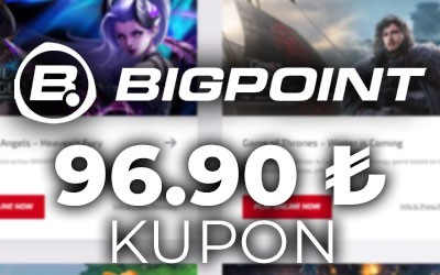 Bigpoint 96.90 TL Kupon