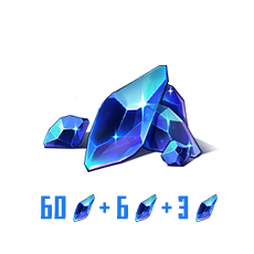 Crystal of Atlan 60+9 Opals