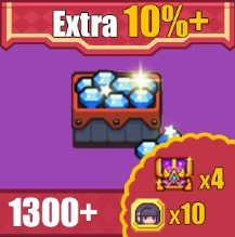 Elona - 1430 Diamonds + 10 Girl Coins + 4 Lucky Chest