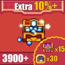 Elona - 4290 Diamonds + 30 Girl Coins + 15 Lucky Chest