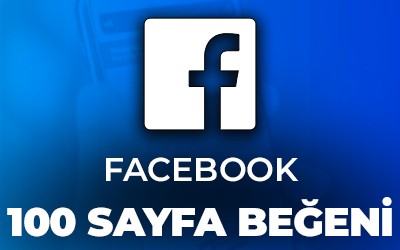 Facebook Sayfa Beğeni 100 Adet