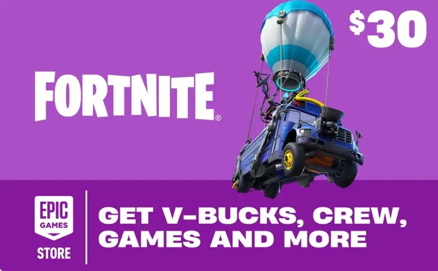 Fortnite Hediye Kartı - 30 USD