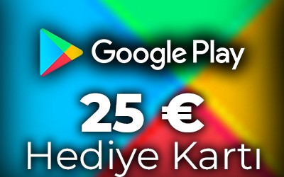 Google Play 25 EURO Hediye Kartı