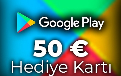 Google Play 50 EURO Hediye Kartı