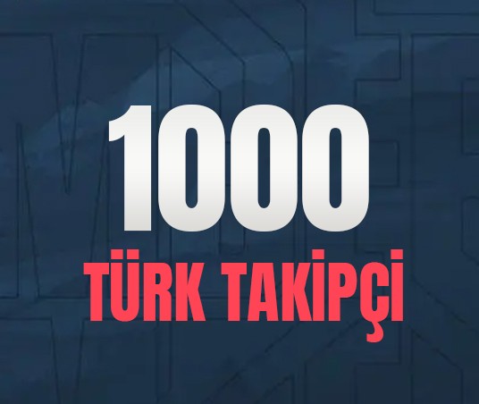 Instagram 1000 Türk Takipçi
