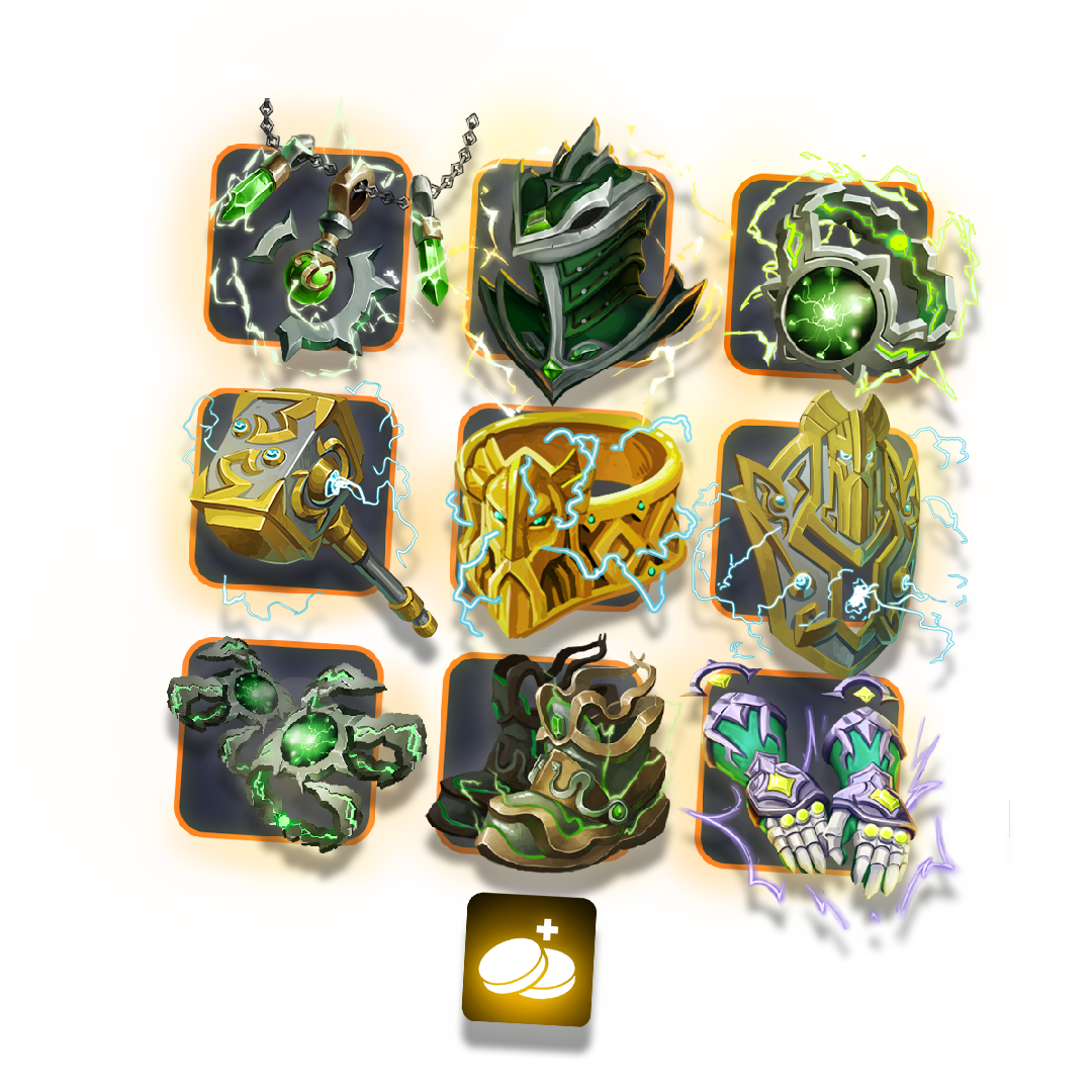 Million Lords - All Legendary Gold Items