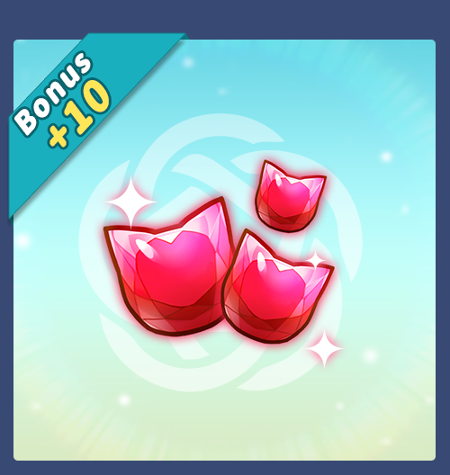 Ninja Defenders - Ruby Cat Stones x60 + 10