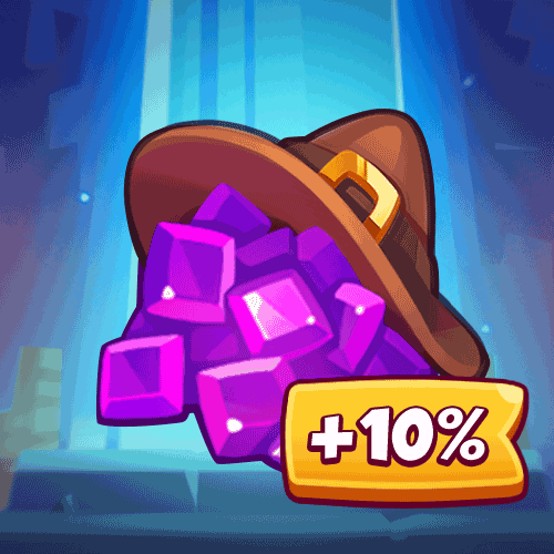 Rush Royale 1000 + 100 Kristal