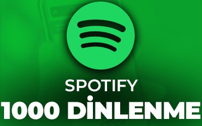Spotify Dinlenme GLOBAL (1000 Adet)