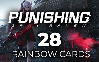 28 Rainbow Cards
