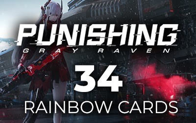 34 Rainbow Cards