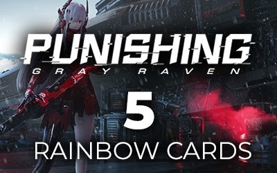 5 Rainbow Cards