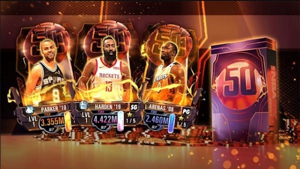 NBA 2K Mobile 50-Piece Club Web Pack
