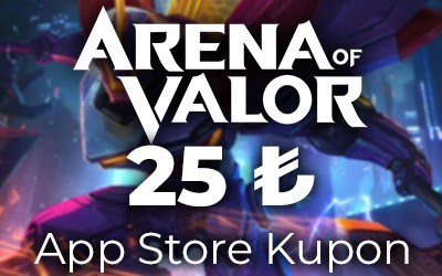 Arena Of Valor Coupon Apple Store 25 TL
