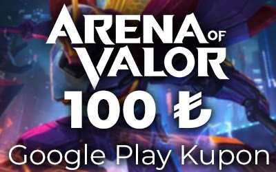 Arena Of Valor Coupon Google Play 100 TL