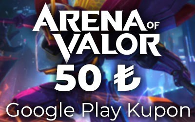 Arena Of Valor Coupon Google Play 50 TL