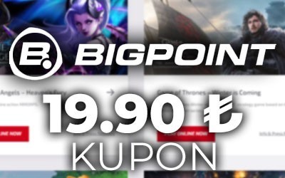 Bigpoint 19.90 TL Kupon