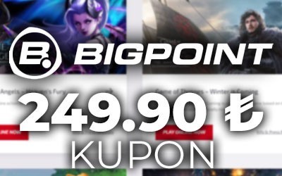 Bigpoint 249.90 TL Kupon
