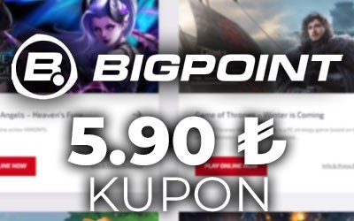 Bigpoint 5.90 TL Kupon