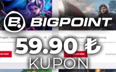 Bigpoint 59.90 TL Kupon