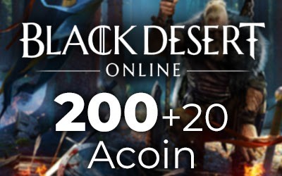 Black Desert Online 200 Acoin + 20 Bonus