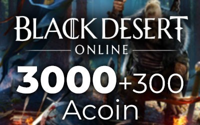 Black Desert Online 3.000 Acoin + 300 Bonus