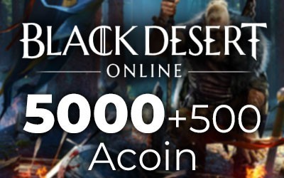Black Desert Online 5.000 Acoin + 500 Bonus