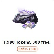 Dunk City Dynasty 1,980 Tokens 300 free