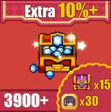 Elona - 4290 Diamonds + 30 Girl Coins + 15 Lucky Chest