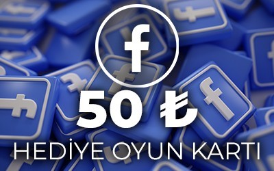Facebook 50TL Hediye Oyun Kartı