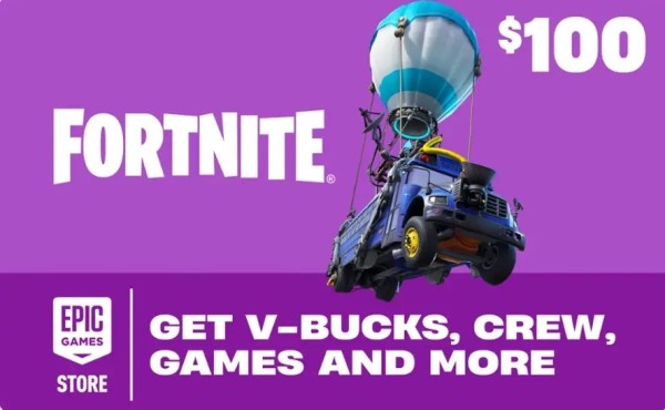 Fortnite Hediye Kartı - 100 USD