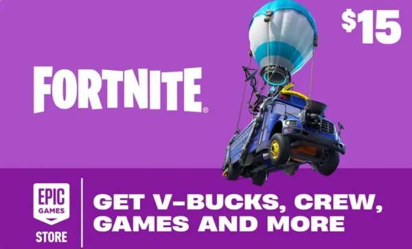 Fortnite Hediye Kartı - 15 USD