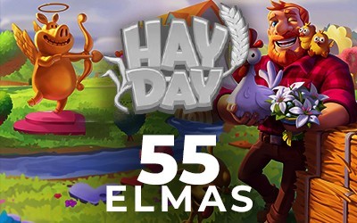 Hay Day 55 Elmas