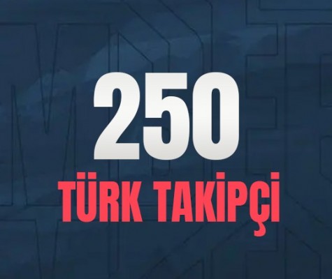 Instagram 250 Türk Takipçi