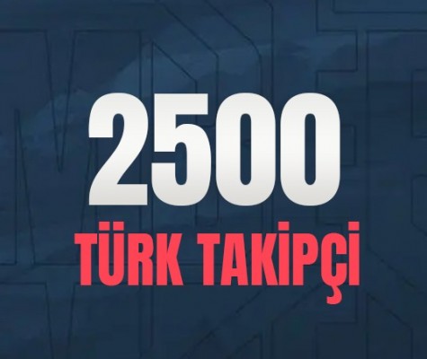 Instagram 2500 Türk Takipçi