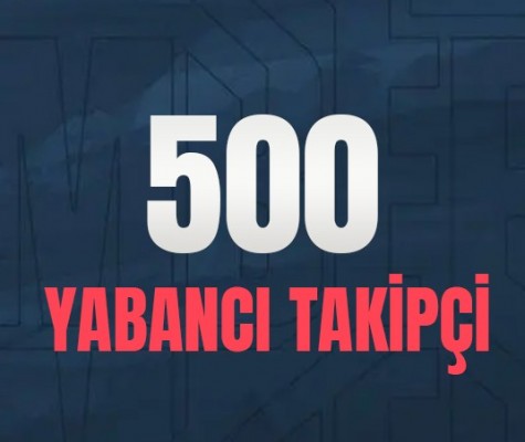 Instagram 500 Yabancı Takipçi