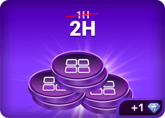 Live Play Bingo - 2 Hour Daub Hint + 1 Bingo Gems