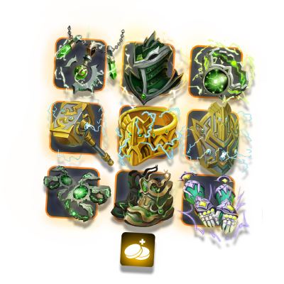 Million Lords - All Legendary Gold Items