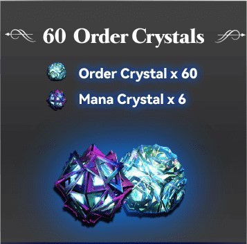 Mirren Star Legends - 60 Order Crystals