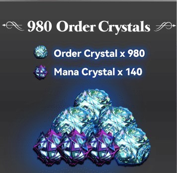 Mirren Star Legends - 980 Order Crystals