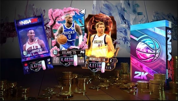 NBA 2K Mobile TITANIUM QUARTZ Theme Card Bundle
