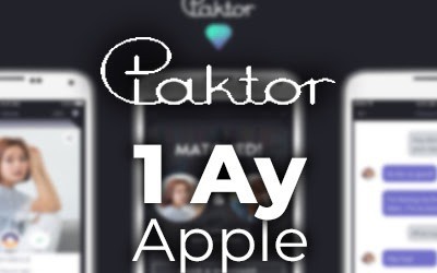 Paktor 1 Aylık Üyelik Apple