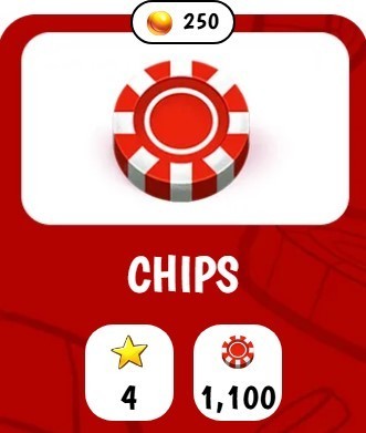 Praia Bingo - 1100 Chips + 250 Golden Balls