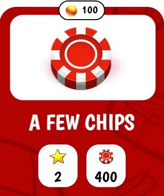 Praia Bingo - 400 Chips + 100 Golden Balls