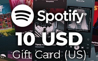 Spotify US 10 USD