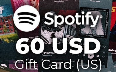 Spotify US 60 USD